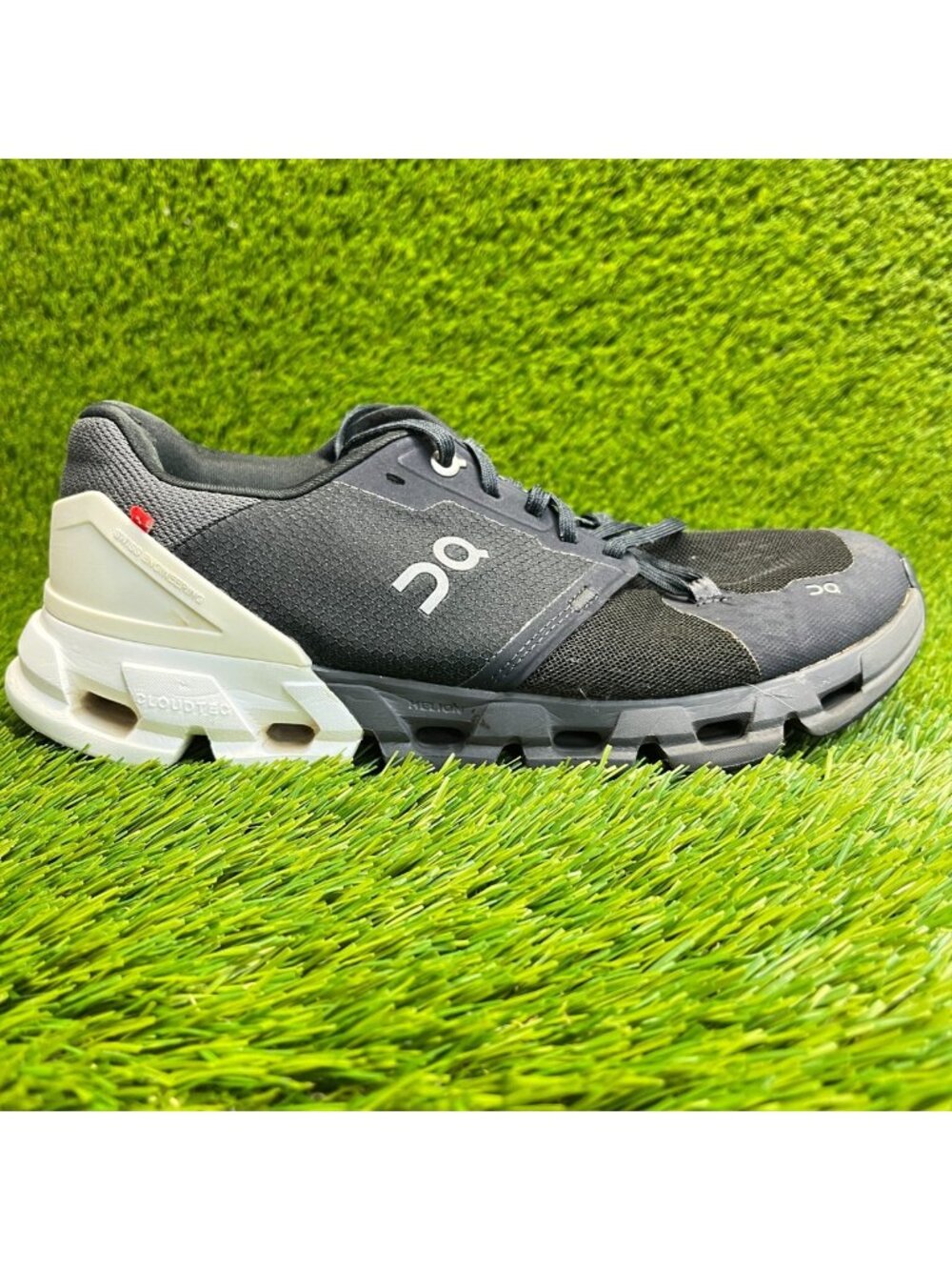 On Cloudflyer 4 Womens Size 10 Black Athletic Running Walking Shoes Sneakers